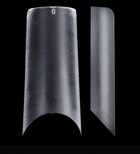 Competition C-Curve Clear Matte French Well-Less Nail Tips (500PCS/BAG)