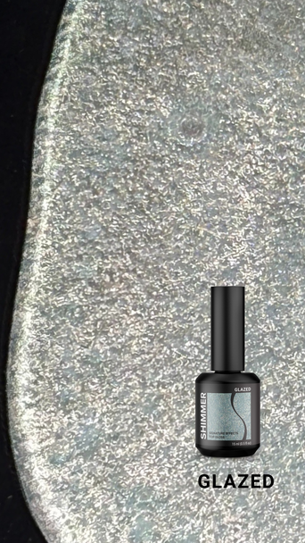 Lac It Holiglaze Shimmer Top Coat Glazed (No Wipe)