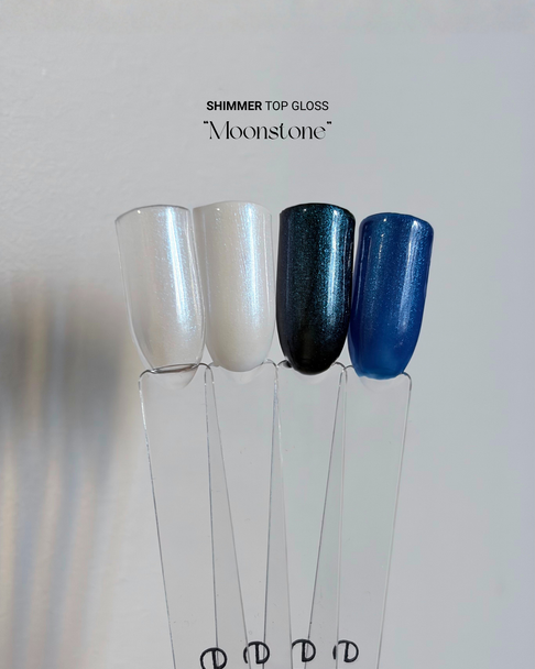 Lac It Shimmer Effects Top Coat - Moonstone 15ml