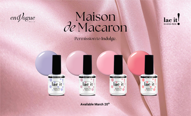 4PCS Maison de Macaron Lac It Gel Polish Collection