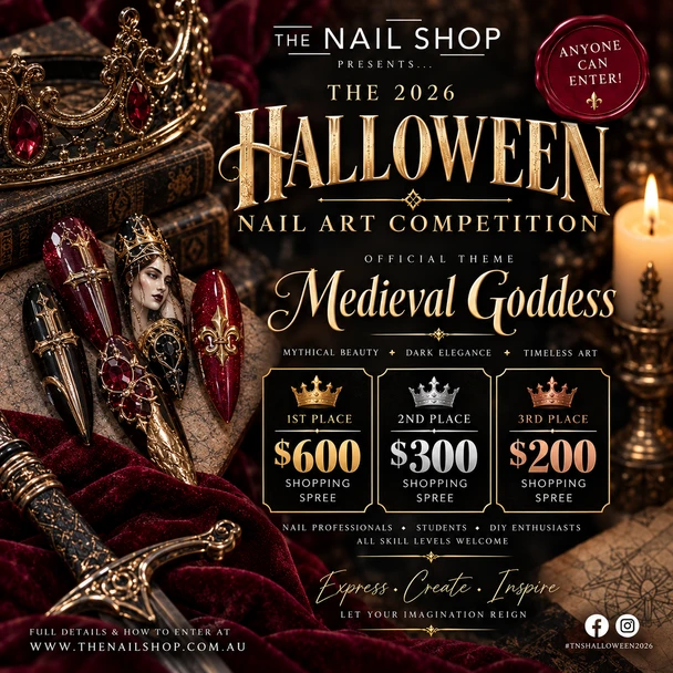 2026 TNS Halloween Nail Art Competition Kit - Medieval Goddess