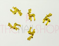 NEW Christmas Nail Art Charms - Gold Reindeers (5PCS)