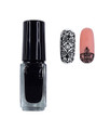 Pamper Polish Nail Stamping Plate Polish Mini 5ml - BLACK