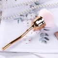 Rose Gold & Pink Chrome Nail Dust Cleaning Brush