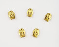 Small Gold Egyptian Mask Nail Charms for Nail Art (5PCS Per Bag)