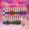 24PCS Moxie Line Gel UV/LED Nail Art Boxed Kit