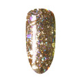 TNS Quick Dip Fast Setting Coloured Powder 28gm - Gold Secrets QD106 (Gold Glitter Nail Dip Powder)