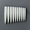 Extra Long Pointed Straight White Display Nail Tips (Pack of 10) - Approx. 9cm Long