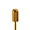 Master Cross-Cut Golden Carbide Large Barrel Rounded Bit (Fine) 