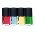 Hanami Nail Polish Mini 4 Pack - TROPICANA colour is Call Back, Superego, Sun Daze and Float On, vegan and cruelty free, breathable and Australian made.