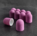 Pink Pedicure Sanding Caps for Mandrel - MEDIUM (PEDCAP-MED)