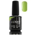 Luxio Gel Polish - Turbulent 15ml A Lime Green  premium 100% pure gel, odourless, vegan, long lasting, HEMA-FREE, pro-only Coloured Gel Polish.