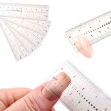 Flexible Clear Measuring Ruler for Nails (10cm) - Perfect for Press-On ...
