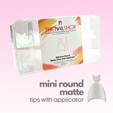 Miniature Tips Mini Round Nail Tips 600PCS/Box - Sturdy, Flexible & Ready to Use!