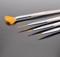 Liner Nail Art Brushes and Detail Nail Art Brushes. Fan Ombre brush.