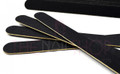 Large Black Wooden Natural Nail Files 180/240 (50 OR 100PCS)