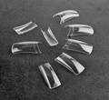 TNS Sports Clear Half-Well Nail Tips (Box of 100PCS or 500PCS)