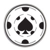 Poker Chip Ball Marker Spade - Classic