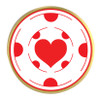 Poker Chip Ball Marker Heart - Classic