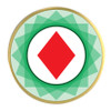 Poker Chip Ball Marker Diamond - Modern