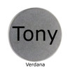 Personalized Printed Ball Marker - Choice of Font