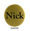 Personalized Printed Ball Marker - Choice of Font