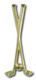 Crossed clubs tie bar