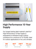 LabelTac 4 and Pro Model High Performance 10 Year Vinyl Label Supply LabelTac 4 and Pro Model High Performance 10 Year Vinyl Label Supply