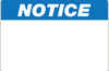 LabelTac 9 Die-Cut Notice OSHA Header Roll