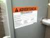 LabelTac 9 Die-Cut Orange Header Roll