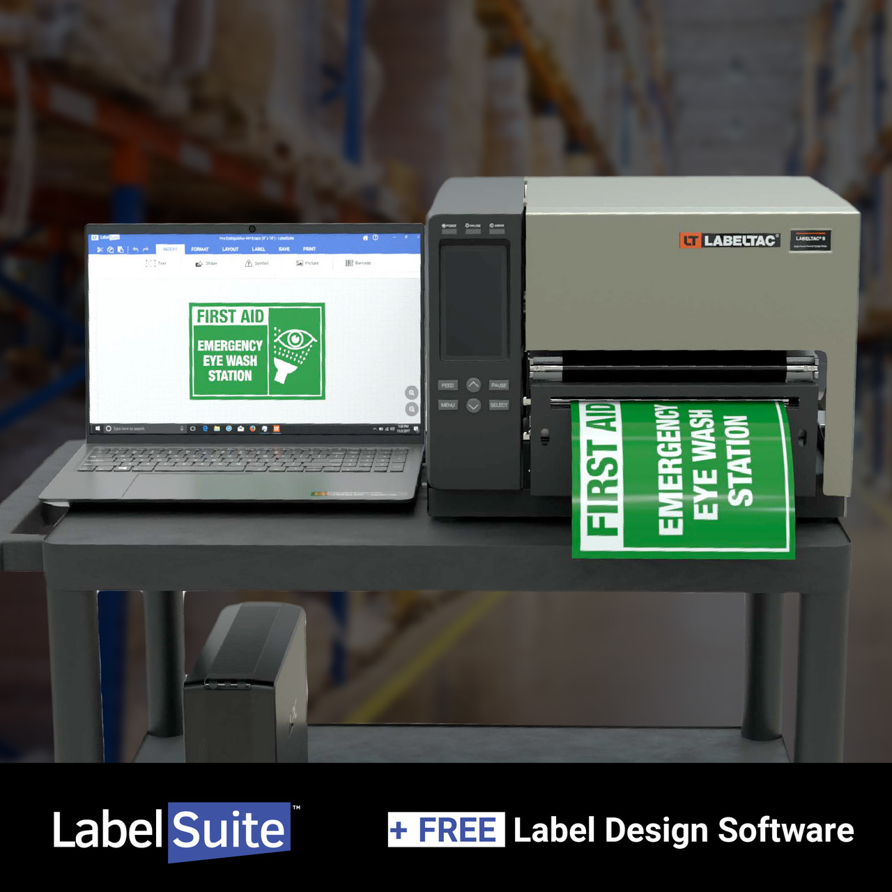 Industrial Facility Labeling System - LabelTac 9 Call 866-777-1360
