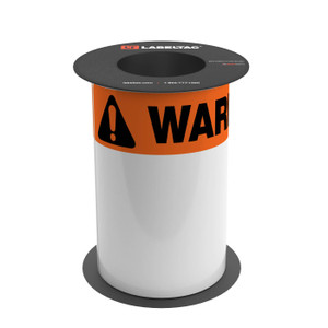 LabelTac 9 Die-Cut Warning OSHA Header Roll