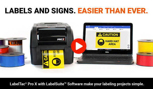 LabelTac Pro X with LabelSuite Software make your labeling projects simple.
