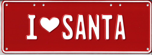 I LOVE SANTA (Red)