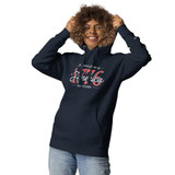 1776 America Unisex Hoodie—Navy
