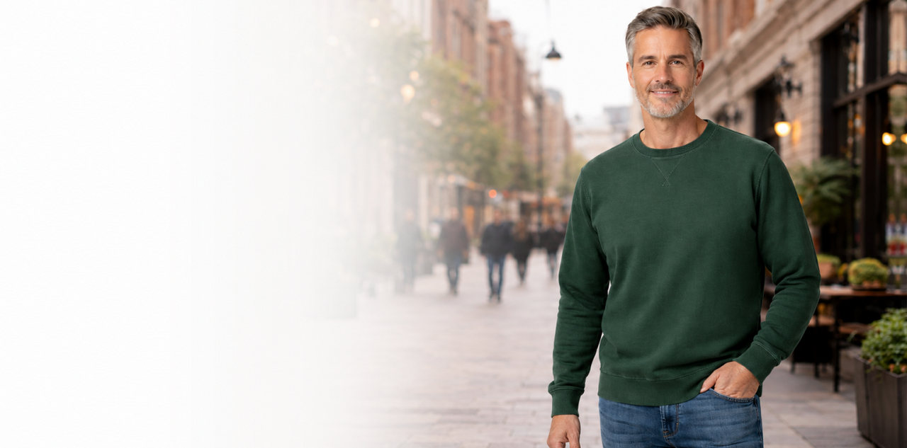 100 Cotton crewneck sweatshirts