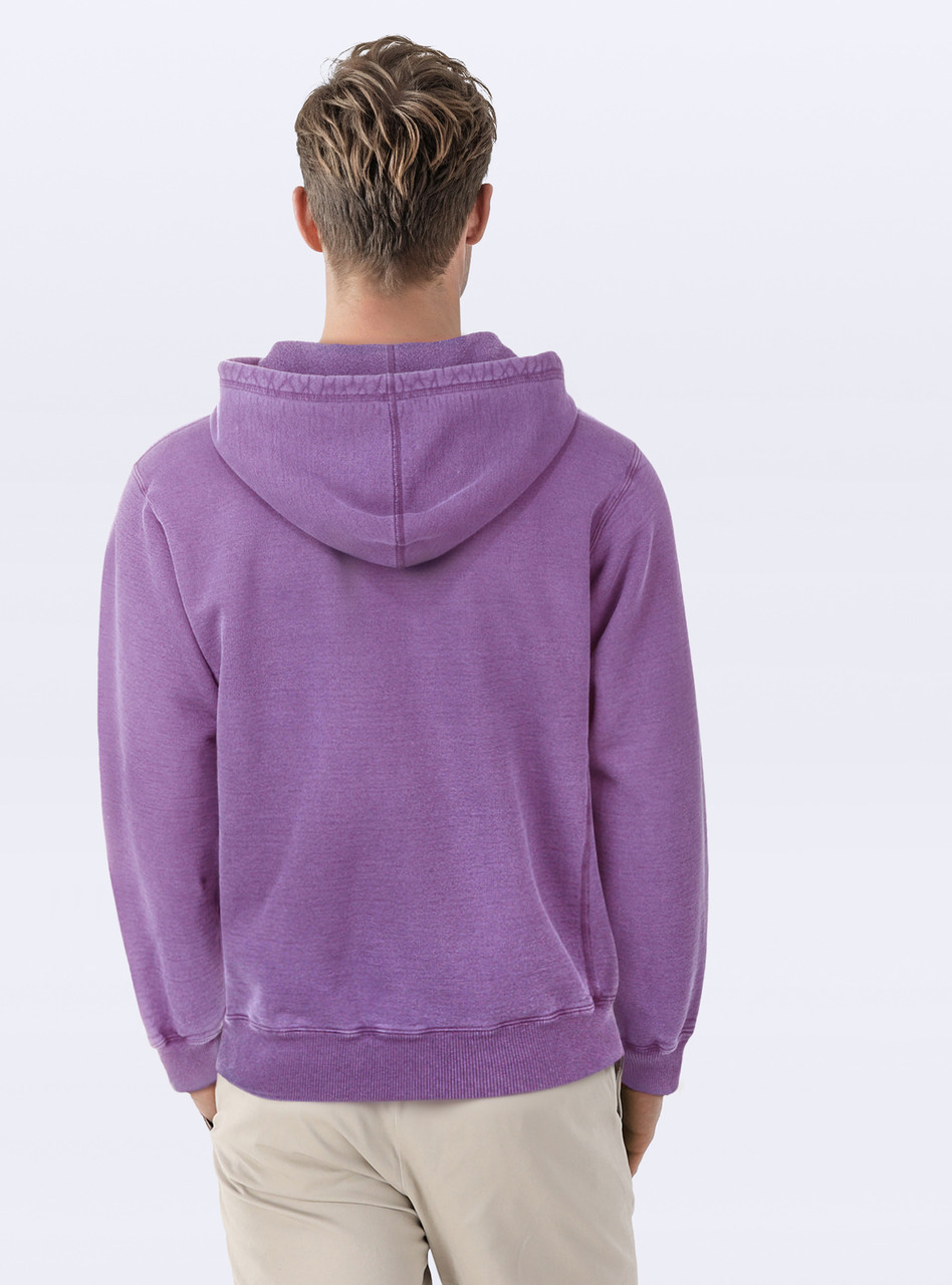 Deep Plum Comfort Zone Full Zip Hoodie