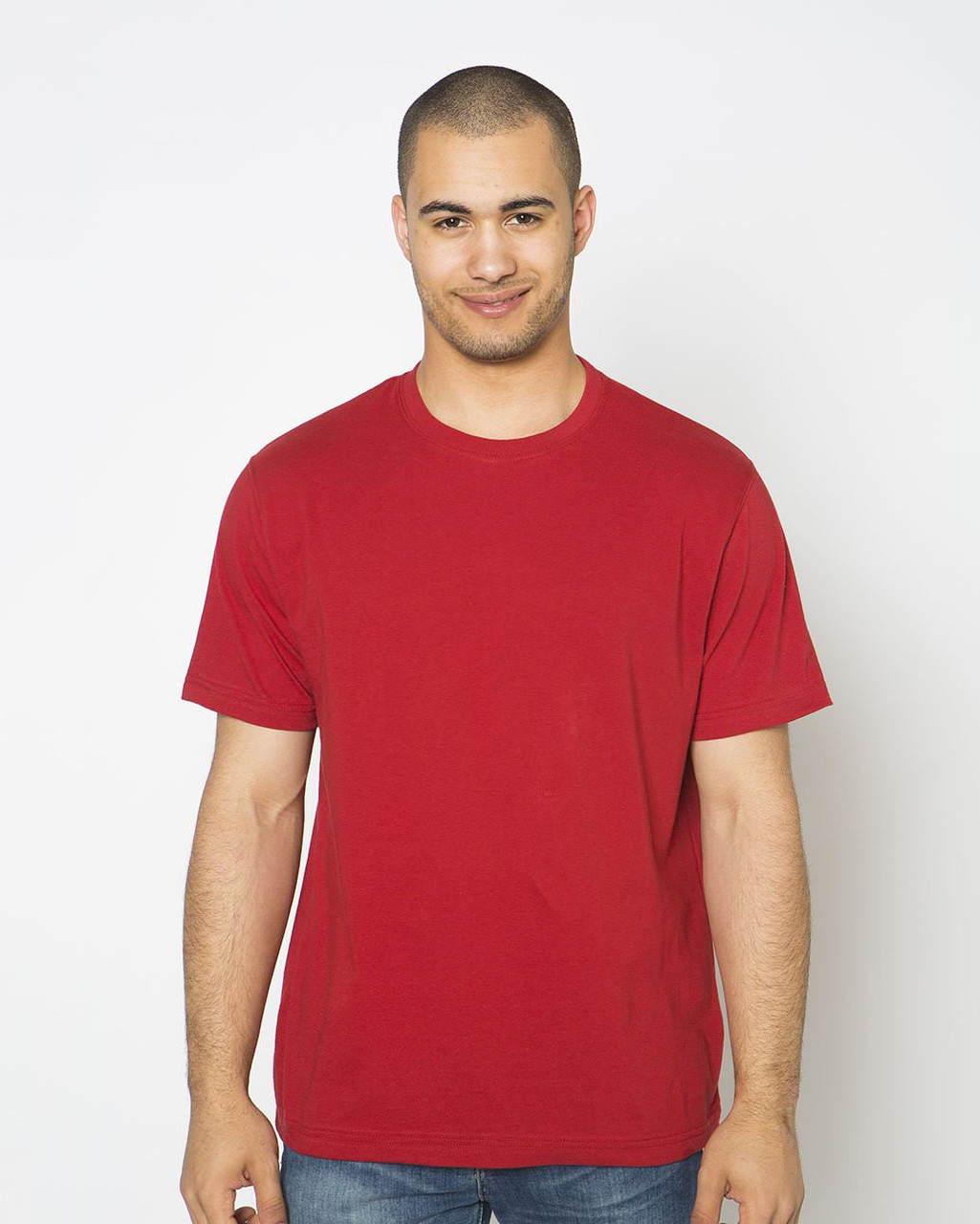 T-Shirt Red 100% Cotton | Made in Canada