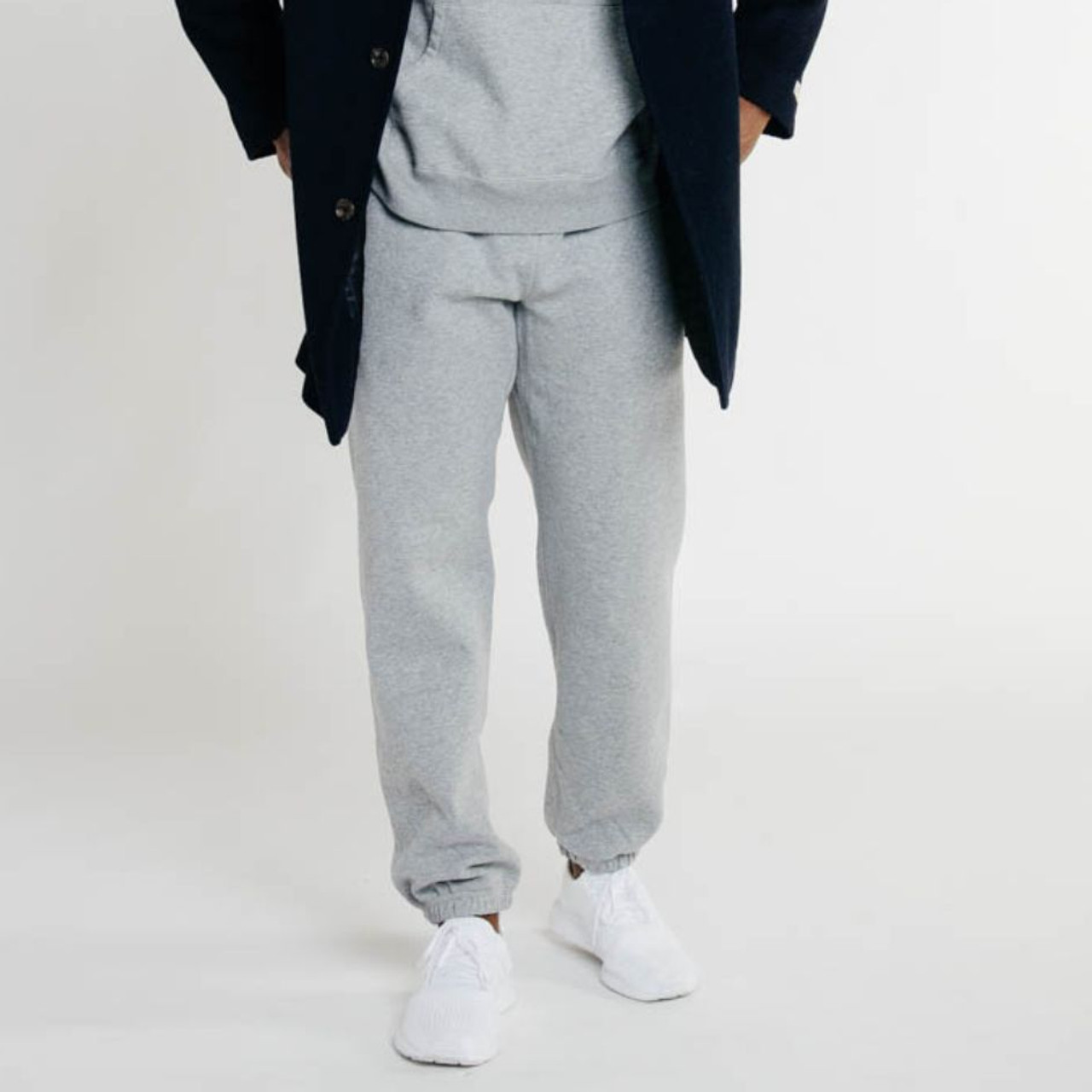 Classic Heavy Sweatpants 95% Cotton Gray Mix