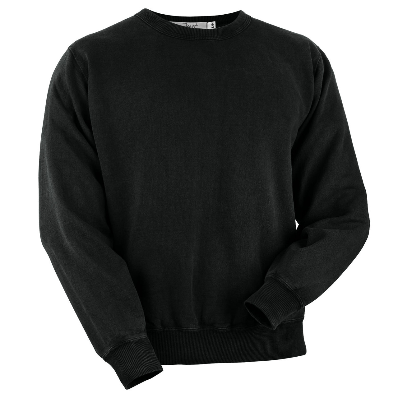 Regular Fit Crew neck Pullover, Black