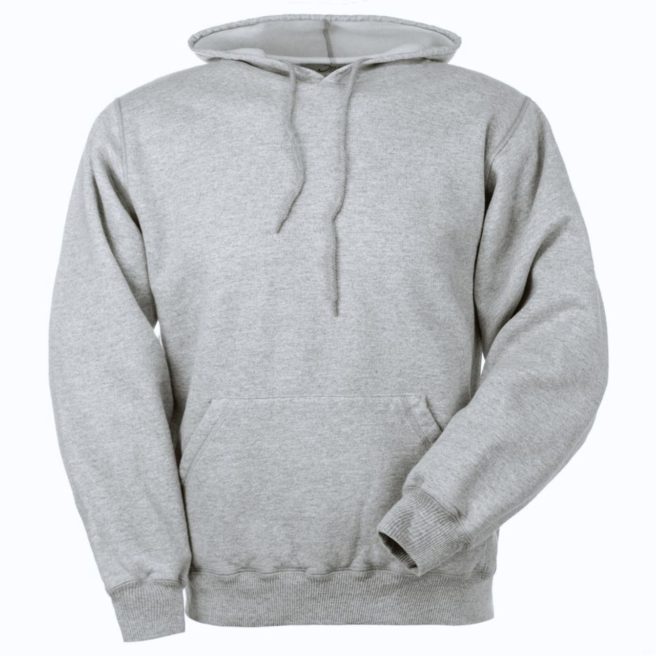 Hooded Pullover Gray Mix 95% Cotton