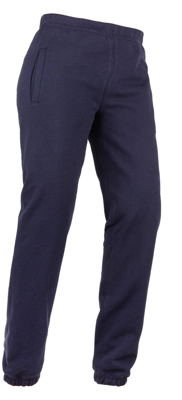 Skinny French Terry Sweatpant Navy - Unisex - Made in Canada