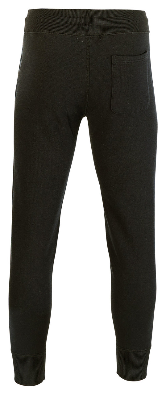 Unisex 100% Cotton Black Jogger Sweatpants | Just Sweatshirts