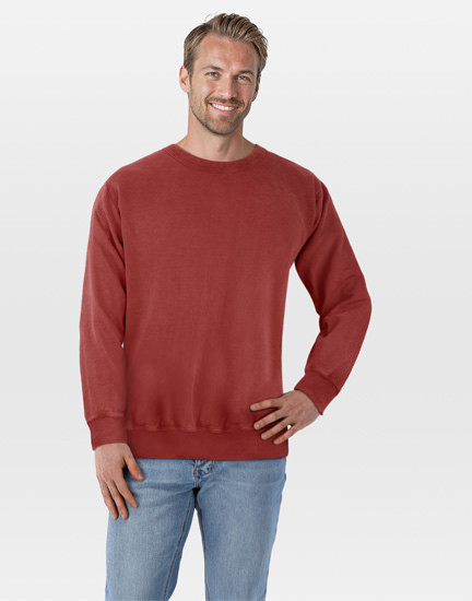 Get Crewneck Cranberry Sand | 100% Cotton | Just Sweatshirts