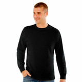 Men's Classic 100% Cotton Long Sleeve T-Shirt