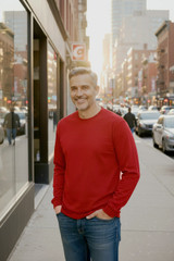 Men's Classic 100% Cotton Long Sleeve T-Shirt