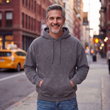 Men's Heavyweight Hooded Pullovers - 100% Cotton