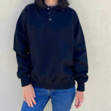 3 Buttons Polo Sweatshirts UNISEX