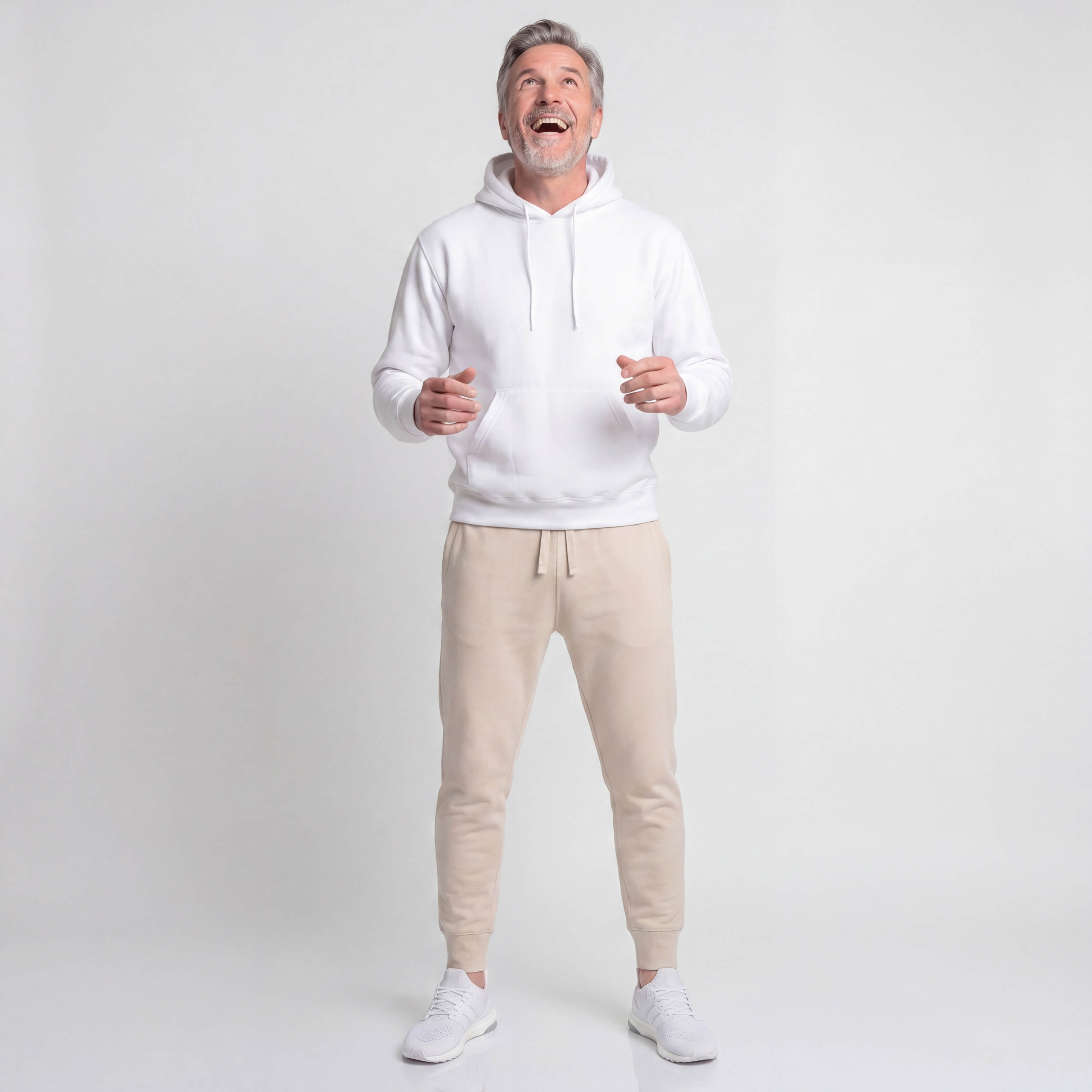 Natural cotton sweatpants