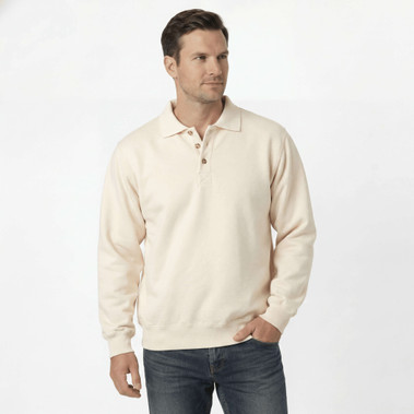 3 Button Polo Natural 100% cotton